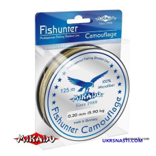 Плетеный шнур Mikado FISHUNTER CAMOUFLAGE диаметр 0,28мм размотка 125м камфуляжный